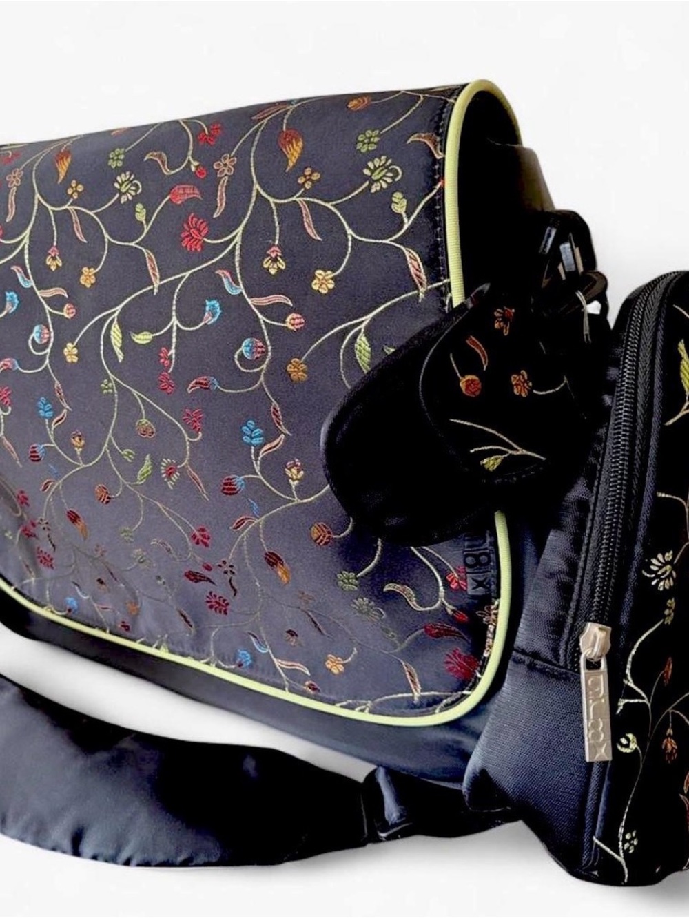 Vintage GRX8 Floral Messenger Bag/Baby Bag 3-Piece Set NWOT